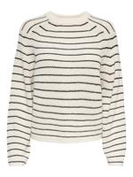 Only Onlbase L/s O-neck Pullover Knt Noos 15285227 Trui Jet Stream Black