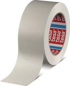 Tesa Verpakkingstape papier | wit | lengte 50 m | breedte 50 mm | 6 stuks - 04713-00004-00 04713-00004-00
