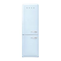 Smeg FAB32LPB5 koel-vriescombinatie Vrijstaand 331 l D Blauw - thumbnail