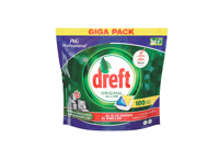 Dreft Original Vaatwastabletten - All in One - 100 Stuks - Lemon