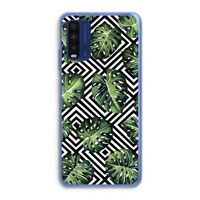 Geometrische jungle: Xiaomi Redmi 9T Transparant Hoesje