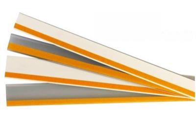 Plakprijsrail 988x38mm met foamtape transparant