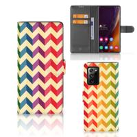 Samsung Galaxy Note20 Ultra | Telefoon Hoesje | Zigzag Multi Color