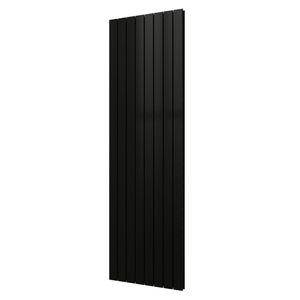 Plieger Designradiator Cavallino Retto Dubbel 1716 Watt Middenaansluiting 200x60,2 cm Antraciet Metallic