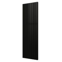 Plieger Designradiator Cavallino Retto Dubbel 1716 Watt Middenaansluiting 200x60,2 cm Antraciet Metallic