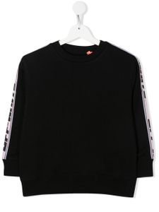 Off-White Kids pull à bande logo - Noir