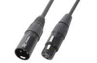 PD Connex Signaalkabel XLR male/female 3-pins - 0.5 meter - zwart - thumbnail