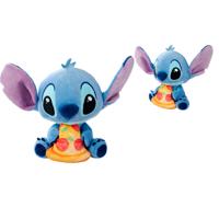 Disney Stitch knuffel met pizza pluche - 25 cm