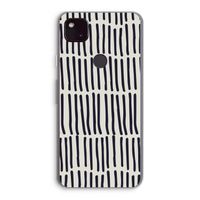 Moroccan stripes: Google Pixel 4a 5G Transparant Hoesje