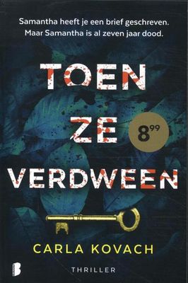 Toen ze verdween - Carla Kovach - Paperback (9789022598627)
