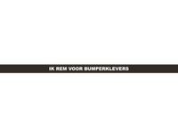 Auto-Kentekensticker Ik rem voor bumperklevers - thumbnail