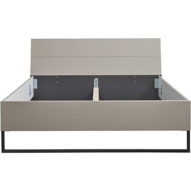 Bed Dex - kiezel - 160x200 cm - Leen Bakker