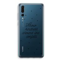 Confetti: Huawei P20 Pro Transparant Hoesje