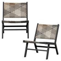 WOOOD Pom Tuin Fauteuil - Aluminium - Multicolor - Set van 2 - thumbnail