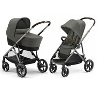 Kinderwagen Cybex Gazelle S Soho Grey / Mid Grey - Taupe Frame + GRATIS Speelkleed - thumbnail