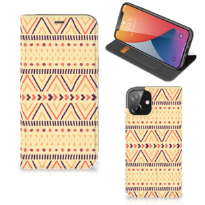 iPhone 12 | iPhone 12 Pro Hoesje met Magneet Aztec Yellow