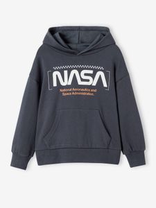 Jongenssweater met capuchon NASA® leiblauw