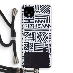 Marrakech print: Pixel 4 XL Transparant Hoesje met koord
