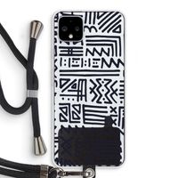 Marrakech print: Pixel 4 XL Transparant Hoesje met koord