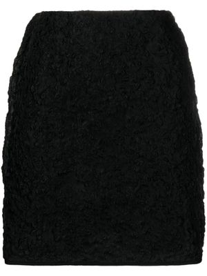 Cecilie Bahnsen minijupe Vailis à design matelassé - Noir