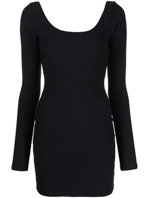 Alexander Wang robe en maille à encolure ronde - Noir
