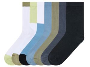 pepperts! 7 paar kinder sokken (31-34, Groen/blauw)