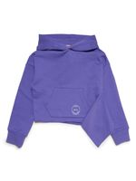 Nº21 Kids hoodie en coton à détail drapé - Violet - thumbnail