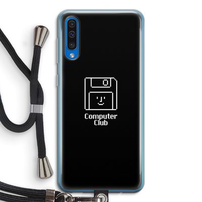 Hello: Samsung Galaxy A50 Transparant Hoesje met koord
