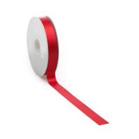 Satijnlint PREMIUM Double face 16mm x 25 meter warm red