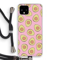 Dancing avocados: Pixel 4 Transparant Hoesje met koord