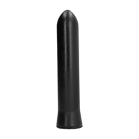 All Black Dildo - 9 / 22 cm