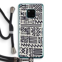 Marrakech print: Huawei Mate 20 Pro Transparant Hoesje met koord