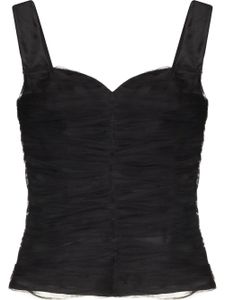 ANOUKI haut-corset à design drapé - Noir