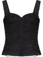 ANOUKI haut-corset à design drapé - Noir