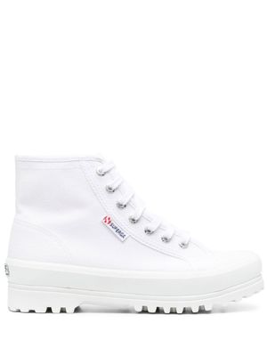 Superga baskets montantes à lacets - Blanc