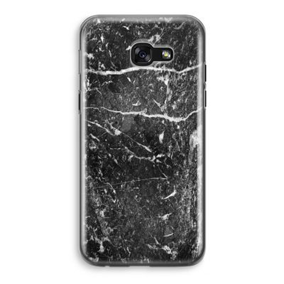 Zwart marmer: Samsung Galaxy A5 (2017) Transparant Hoesje