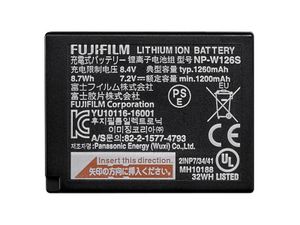 Fujifilm NP-W126S Lithium-Ion (Li-Ion) 1200 mAh