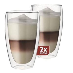 Maxxo - Latteglazen Dubbelwandig, set van 2 - Maxxo