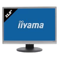 iiyama B2206WS Zilver - 22 inch - 1680x1050 - DVI - VGA - Zilver - thumbnail