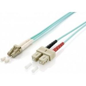 Equip 255316 Glasvezel kabel 10 m LC SC OM3 Turkoois