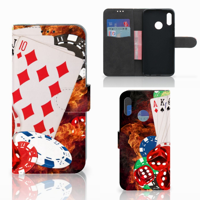 Honor 10 Lite | Wallet Case | met Pasjes | Casino