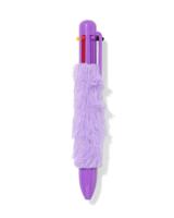 HEMA 6-kleuren pen harig (lila)