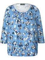 Shirt ronde hals en 3/4-mouwen Van Via Appia Due blauw