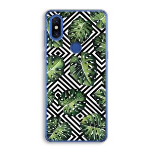 Geometrische jungle: Xiaomi Mi Mix 3 Transparant Hoesje