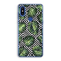 Geometrische jungle: Xiaomi Mi Mix 3 Transparant Hoesje