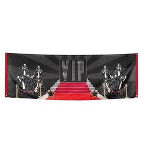 VIP spandoek 74 x 220 cm - Feestbanieren