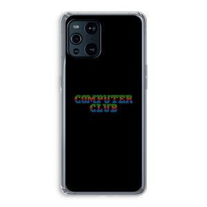 Retro: Oppo Find X3 Transparant Hoesje