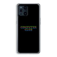 Retro: Oppo Find X3 Transparant Hoesje Retro: Oppo Find X3 Transparant Hoesje