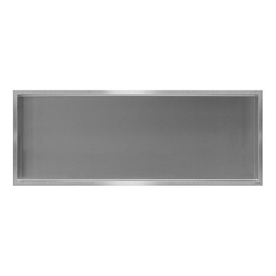 Looox BoX nis - 90x30cm - inbouw - rvs geborsteld box90