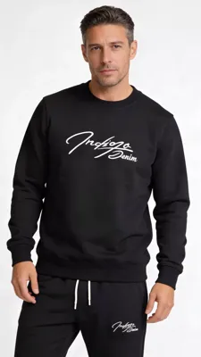 Indigo Denim - Joggingpak Heren Jongens - SALE - Zwart Indigo Denim - Joggingpak Heren Jongens - SALE - Zwart